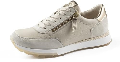 Paul Green Damen, Frauen Low-Top Sneaker,Halbschuhe,straßenschuhe,Strassenschuhe,Sportschuhe,Freizeitschuhe,Turnschuhe,Beige (JA),40 EU / 6.5 UK
