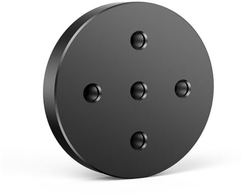 FEICHAO Magnetische Basis Handyhalterung, Mini 1/4 Zoll Stativhalterung, kompatibel mit MagSafe Handyständer-Zubehör (magnetische Basis, schwarz)