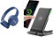 JBL Tune510BT - Wireless on-ear headphones featuring Bluetooth 5.0, up to 40 hours battery life and speed charge, in blue & INIU Wireless Charger, 15W Fast Wireless Charging Stand Qi Certified
