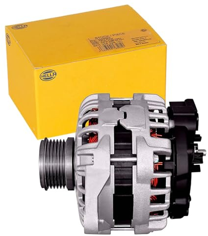 HELLA 8EL 015 637-391 Generator/Lichtmaschine - 12V - 150A | Kompatibel mit: FIAT DUCATO Bus, DUCATO Kasten, DUCATO Pritsche/Fahrgestell, IVECO DAILY III Kasten