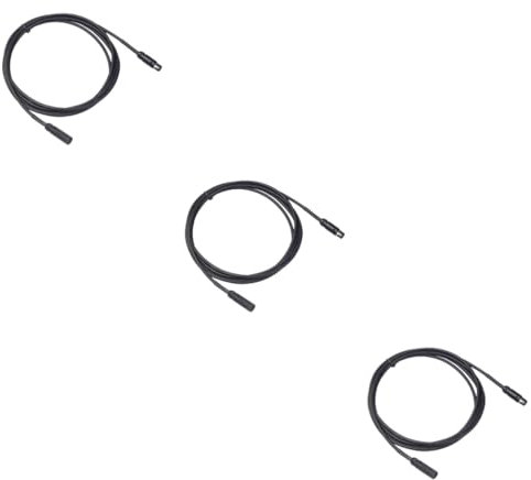 Toyvian 3pcs Mini Xlr Male to Female Wire Pin Audio Extension Cable Flexible Bending Resistance Signal Transmission Stylish Design