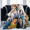 Suehome Channing Tatum Decke aus weichem und bequemem Woll-Fleece, Überwurfdecken für Sofa, Büro, Auto, Camping, Yoga, Reisen, Heimdekoration, gemütliches Plüsch, Stranddecke, Geschenk