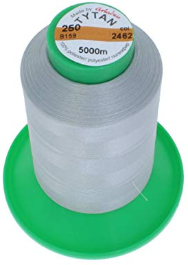 4 Rollen a 5000 Meter Nähgarn Overlockgarn Kettelgarn TYTAN 250 (2462 - grau)