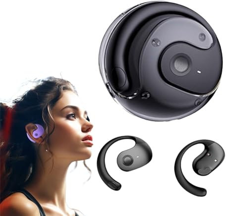 Hy-T26 X15 Pro Earphone Wireless Bluetooth, 2024 New Upgraded Earbuds Bluetooth Headphones, Noise Canceling Sports Bluetooth 5.4 Out-of-Ear Earphones, Noise Reduction, High Sound Quality (Black)