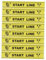 PAMINGONO 1 Blatt Darts Wurflinie Wurf Bodenlinie Startlinie Wurf Hinweis Marker Spiel Boden Marker Wurflinie Markierung Wurf Hinweis Marker Linie