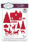 Creative Expressions Sue Wilson Festive Winter Wonderland Teller, Bastelschablone, Metall, Braun, 6,1 x 5,1 cm