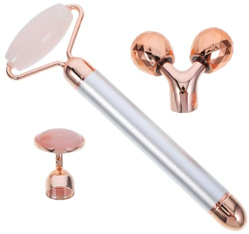 PLAFOPE Appareil Massage Visage Jade Vibrant Anti-rides Pour Yeux Et Relaxant Muscles Et Tonifiant Peau