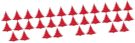 Cabilock 32 Piezas Bolsa de Cubiertos de Navidad Christmas Table Runner Christmas Presents decoración Porta Cubiertos de Navidad Porta Cubiertos de Fiesta Soporte para Cubiertos paño