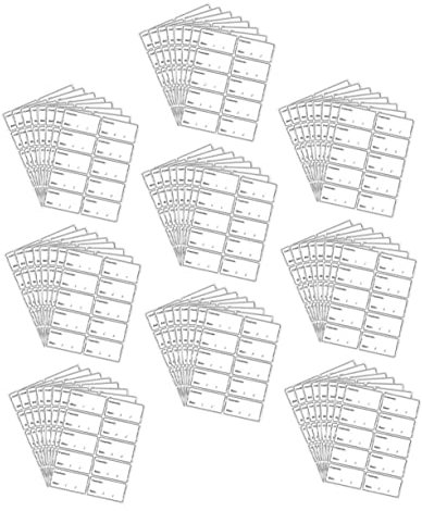 Tofficu Organisieren Sie Ihre Speisekammer 500 Aufkleber/5 Beutel Pvc-datumsetiketten Für Lebensmittelbehälter Einfach Zu Verwenden