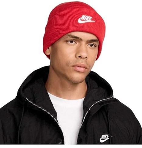 Nike Peak Futura Beanie Mütze, rot, onesize