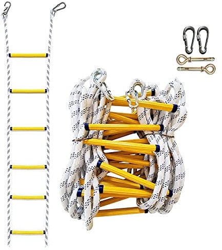 CXJGCRDM Adult Rope Ladder,Emergency Ladders Soft Ladder with Hootear Resistance/10M