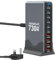 730W USB Charger, 10 Port GaN Charging Station 140W Laptop Chager Power Adapter Compatible with MacBook Pro, Air, Dell, iPad, USB C Charger Block for iPhone 16,15,14,13,12, Samsung Galaxy S24,S23
