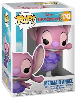 Funko Pop! Disney: Lilo & Stitch - Mermaid Angel - Figurine en Vinyle de Collection - Idée Cadeau - Produit Officiel - Jouets pour Enfants et Adultes - Figurine modèle pour collectionneurs