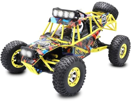RMT MODELS Across Unlimited 1:12 – RC Buggy 4WD bis 50 km/h | Metallgetriebe, wasserdicht, LED Licht | 2 Akkus, Offroad Fahrzeug
