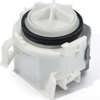 Laugenpumpe 631200 Ablaufpumpe für Spülmaschine Ersatzteil Abflusspumpe Magnetpumpe Passend für Bosch für siemens für neff für aeg für miele Langlebig Weiß