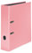 Original Falken PastellColor-Ordner. Made in Germany. 8 cm breit DIN A4 Pastell-Farbe Flamingo-Pink Ringordner Aktenordner Briefordner Büroordner Plastikordner Schlitzordner Motivordner
