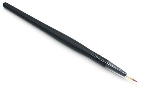 Censhaorme Beaux Eyeliner Pinceau de Maquillage Doux utile Brosse Yeux Pointe Fine, Liner Gel Brosse avec Support en Bois