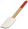 HOFMEISTER® Teigschaber 28 cm aus Holz mit farbigem Griff (Feuerrot)
