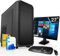 SYSTEMTREFF Office Komplett PC Set Intel Core i7-13700F 16x5.2GHz | Nvidia GT 710 2GB | 1TB M.2 NVMe | 16GB DDR4 RAM | Windows 11 | 27 TFT Monitor | Desktop Paket Computer Rechner für Büro Business