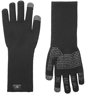 SealSkinz Unisex Allwetter Ultra Grip-Strickstulpen – Schwarz, XL