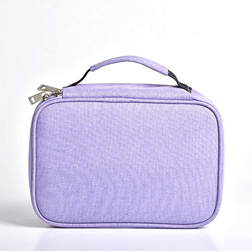 72 Slots Federmappe Super große Kapazität Bleistift-Beutel Studenten Stationäre Fall Farbige Bleistifte Halter Case Federtasche Federmäppchen mit Innentasche für kleine Gadgets