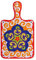 Rose & Tulipani - Tagliere Rettangolare 15x23 cm Nador