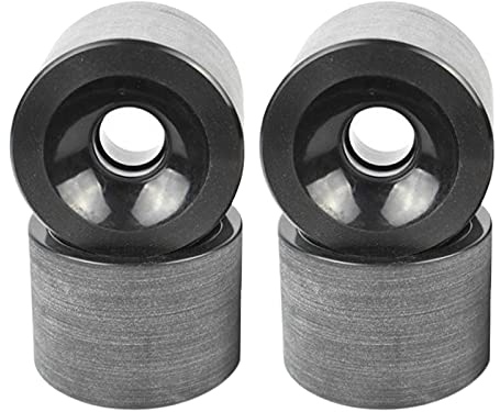 Sharplace 70mm Longboard PU Rollen Ersatz Skateboard 78A Härte Rollen Cruising Wheel Außenhülle, Schwarz