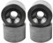 Sharplace 70mm Longboard PU Rollen Ersatz Skateboard 78A Härte Rollen Cruising Wheel Außenhülle, Schwarz