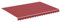 vidaXL Tela de Repuesto para Toldo Parte Superior Dosel Lona Recambio Jardín Patio Terraza Balcón Parasol Refugio Impermeable Rojo Burdeos 3,5x2,5 m