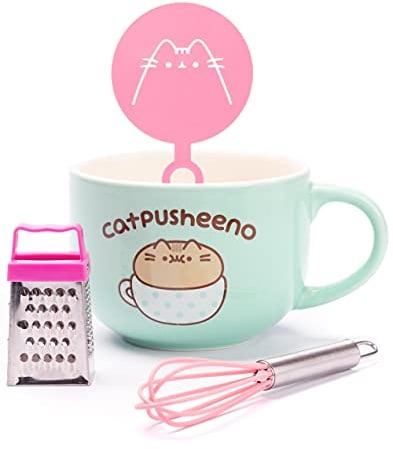 Pusheen-Becher mit Schablone Whisk Grob Cat Cappuccino Cup 17 oz Einheitsgröße