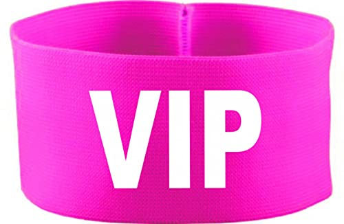 Kleiner Fratz gummielastische Armbinde 5 cm Bedruckt mit VIP (Farbe pink) (Gr. Senior - 28 cm)