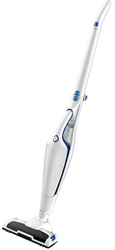 Samnuerly Aspirateur Vertical, aspirateur à Main léger sans Fil 2 en 1 avec Batterie Rechargeable et Brosse LED, Rangement Pliable pour