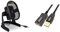 Marantz Professional Umpire – USB-Mikrofon für Aufnahmen, Podcasts, Streaming und Gaming & Amazon Basics 7GV4 USB 2.0 A-Stecker auf A-Buchse Verlängerungskabel (1 m), Schwarz
