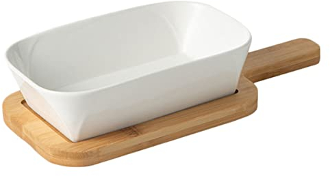 Cabilock Auflaufform 1 Set Antihaftbeschichtete Backformen Quiche-Basis Salat Bankettauflauf Mit Zum Glatter Teller Brownie-Reis L Rechteckig Zum Kochen Hohe Empfindliche Auflaufform Für Cannelloni