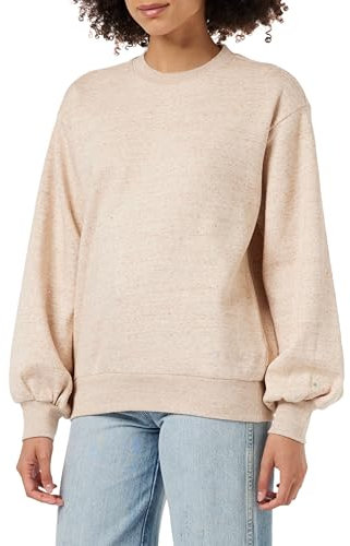 Champion Rochester 1919 Rochester 1919 Eco Future W - Organic Cotton Heavy Fall Fleece Crewneck Felpa, Rosa Antico Melange, Donna FW23