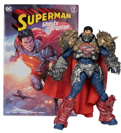 DC Direct Figurine et Comic Book Superman Wave 5 Superman (Ghosts of Krypton) 18 cm