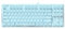 FIRSTBLOOD ONLY GAME. DKM160 87 Tasti Hot Swappable Wired Tastiera Meccanica, Interruttore Blu, Blu