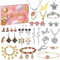 Schmuck adventskalender 2023, Venares Adventskalender Schmuck Mädchen 24 tolle Weihnachtskalender Mädchen, Adventskalender mit Schmuck drin für Damen Mädchen