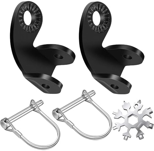 2 Set Fahrradanhänger Kupplung,SopimusZ Fahrrad Anhängerkupplung mit Sicherungsstift,Fahrrad Kupplung Mit Sicherungsstift,Kupplung für Kinderanhänger,Fahrradanhänger Kupplung Adapter,Fahrradkupplung