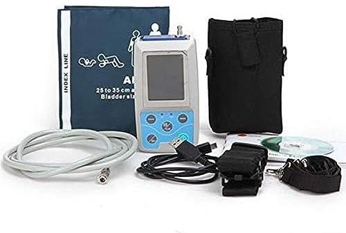 DOUKI 24 Hours Ambulatory Blood Pressure Monitoring System ABPM Ambulatory Blood Pressure Analysis System Blood Pressure Recorder Detector 6 Cuffs