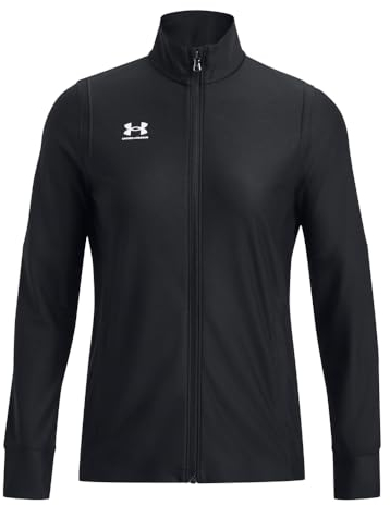 Under Armour Femme UA W's Challenger Track Jacket, veste femme légère et respirante, veste sport high-tech, haut de survêtement pour le football, la gym ou la course à pied
