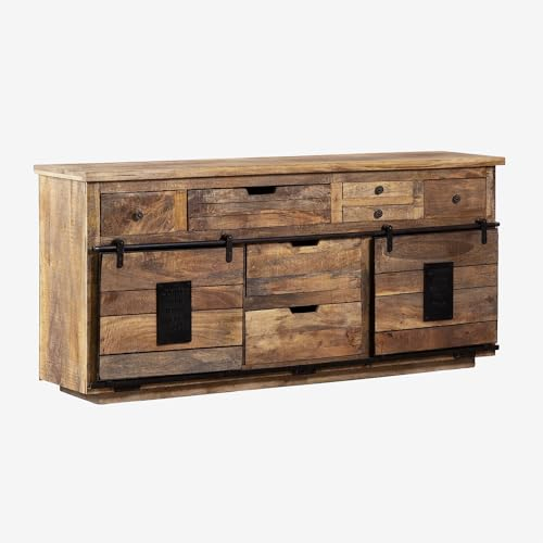 SKLUM Uain Sideboard aus Mangoholz Mango-Holz