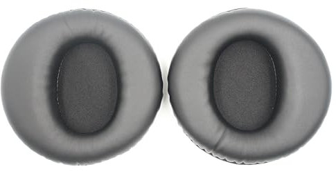 Replacement Ear Pads Compatible with Sony MDR-XD200 500 900 RF985 RF6500 RF970 DS6500 Headphones Soft Protein Leather Combined with Memory Foam Replace Ear Cushions for Repair Accessories - Black