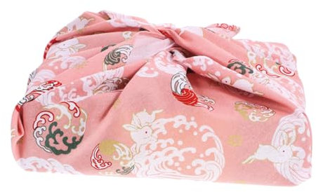 PRETYZOOM Bento-lunchbox-tasche Im Japanischen Stil Taschentuch Wickeltuch Dekoratives Lunch-case Verpackungstuch Kleiner Essensbox-verpackungsstoff Blumenmuster