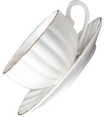 PRETYZOOM Set Di Tazze Tazzine Da Caffè Espresso Piattini Tazze Da Caffè in Ceramica Per Cappuccino Latte Cioccolata Calda