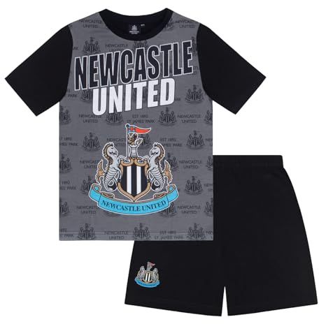 Newcastle United Boys Pyjamas Short Kids Official Football Gift