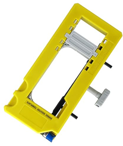 TIKATARER Door Hinge Jig, Door Hinge Jig Cabinet Positioning Tool with Lock for