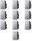10x Interruttore 0-1 16A, Moduli grigi, grigio, Compatibile Con BTicino Axolute, frutti, interruttori, pulsanti, deviatori, dimmer, sensori, PIR, buzzer, Per Placche originali e compatibili