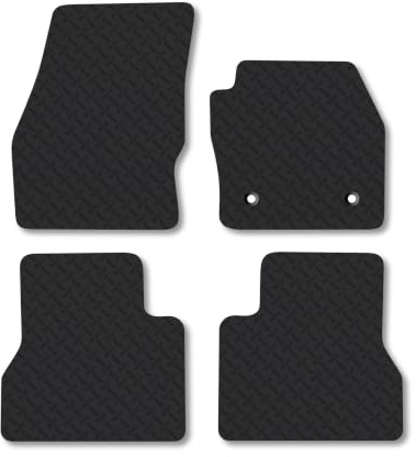 Ford Tourneo Connect (2013-2016) 5mm Rubber Car Mats | Heavy Duty Rubber Tailored Fit Floor Mats Full Coverage Durable Waterproof Accessories Easy Clean Anti Slip Made in the UK