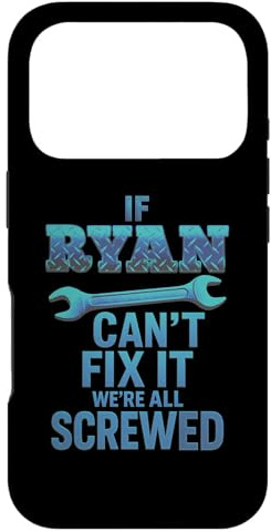 Hülle für iPhone 17 Pro Ryan Name If Can't Fix It Persönlicher Ehemann Handy Man Builder